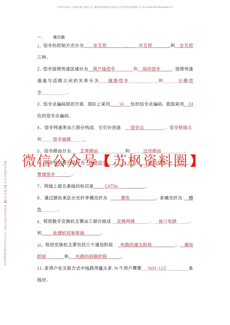 现代交换技术